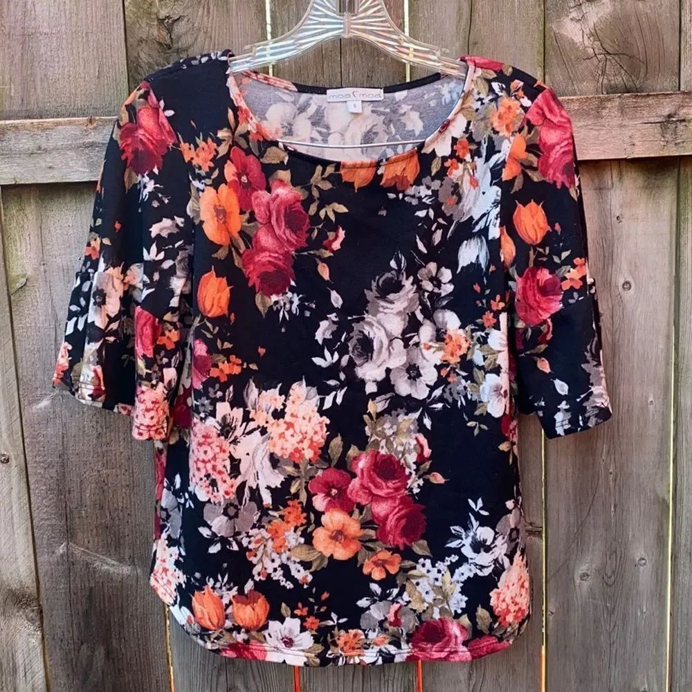 Moa Floral Top sz. S